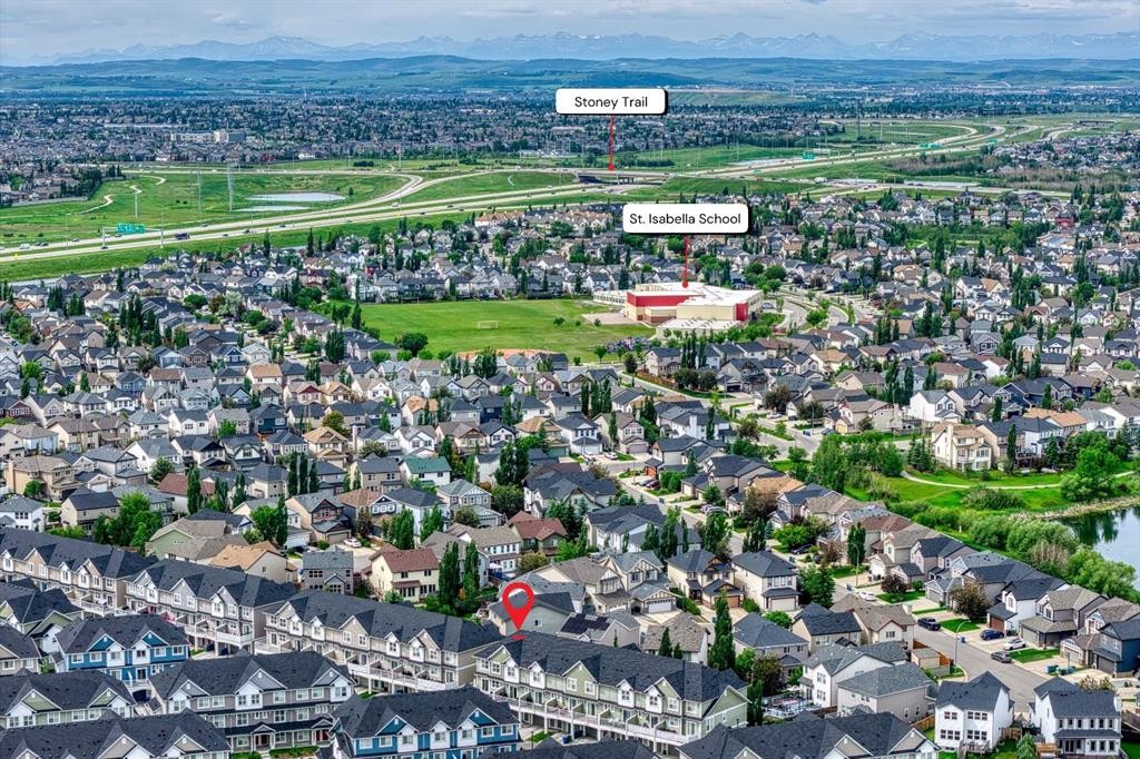 418 Copperstone Manor Se, Calgary, AB - Outdoor With View