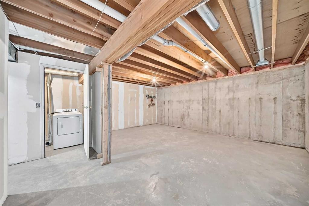 91 Cedarwood Hill Sw, Calgary, AB - Indoor Photo Showing Basement