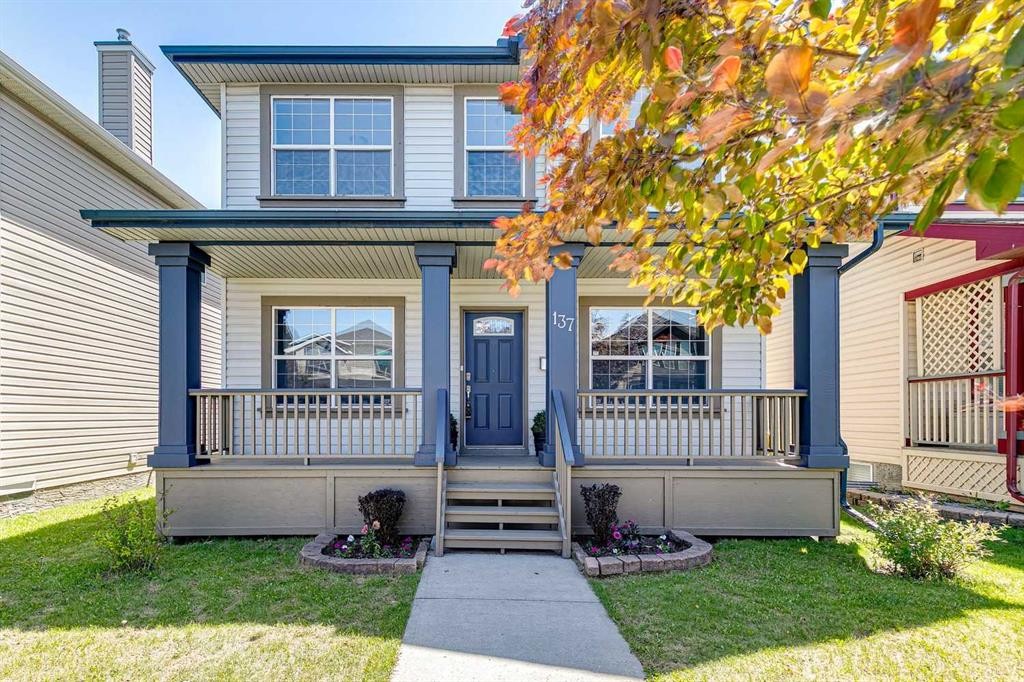 137 Prestwick Mews Se, Calgary, AB - Outdoor With Deck Patio Veranda With Facade