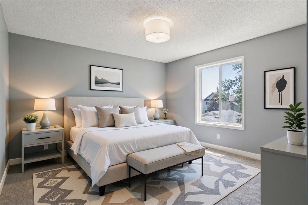 137 Prestwick Mews Se, Calgary, AB - Indoor Photo Showing Bedroom