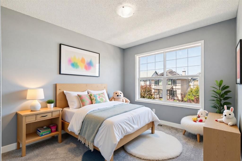 137 Prestwick Mews Se, Calgary, AB - Indoor Photo Showing Bedroom