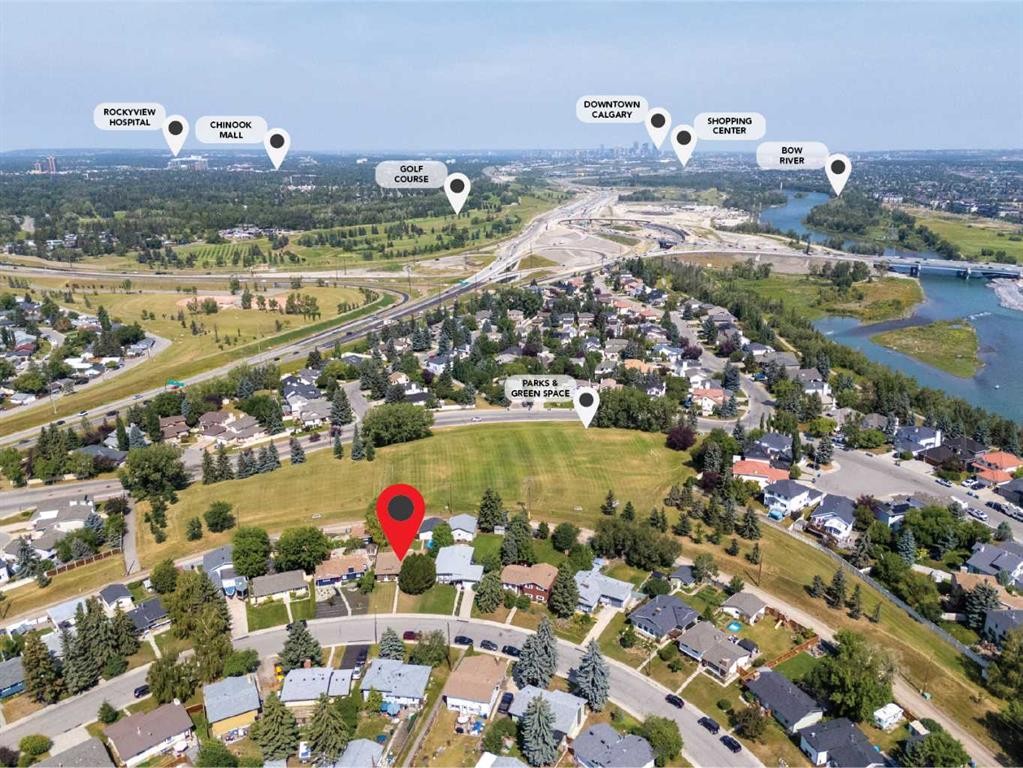 331 Queensland Circle Se, Calgary, AB - Outdoor With View