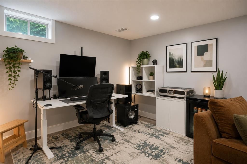 56 Deersaxon Circle Se, Calgary, AB - Indoor Photo Showing Office