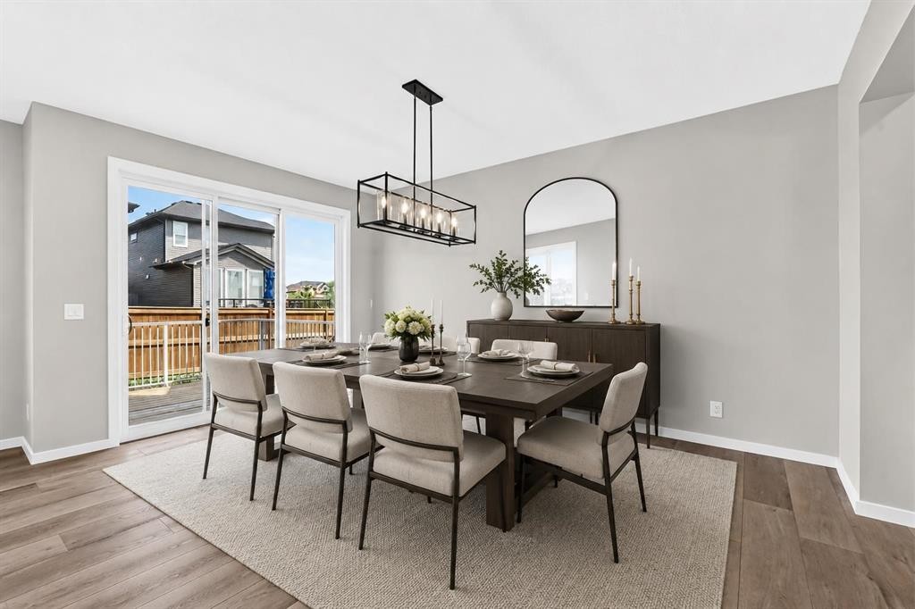 48 Creekside Path Sw, Calgary, AB - Indoor Photo Showing Dining Room