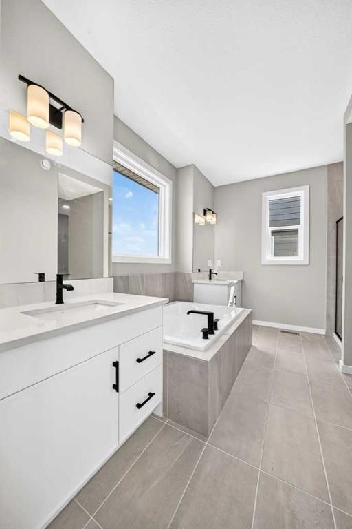 48 Creekside Path Sw, Calgary, AB - Indoor Photo Showing Bathroom