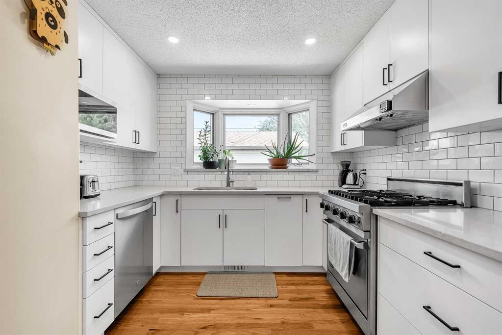 474 78 Avenue Ne, Calgary, AB - Indoor Photo Showing Kitchen With Stainless Steel Kitchen With Upgraded Kitchen