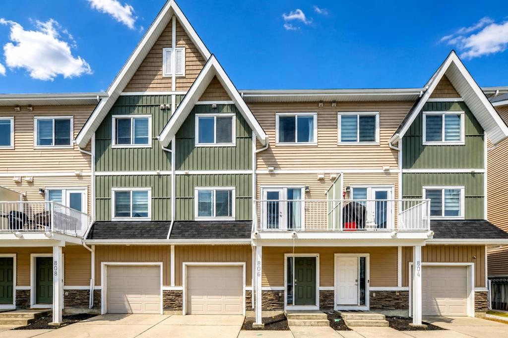 806-32 Red Embers Parade Ne, Calgary, AB - Outdoor With Balcony With Deck Patio Veranda With Facade