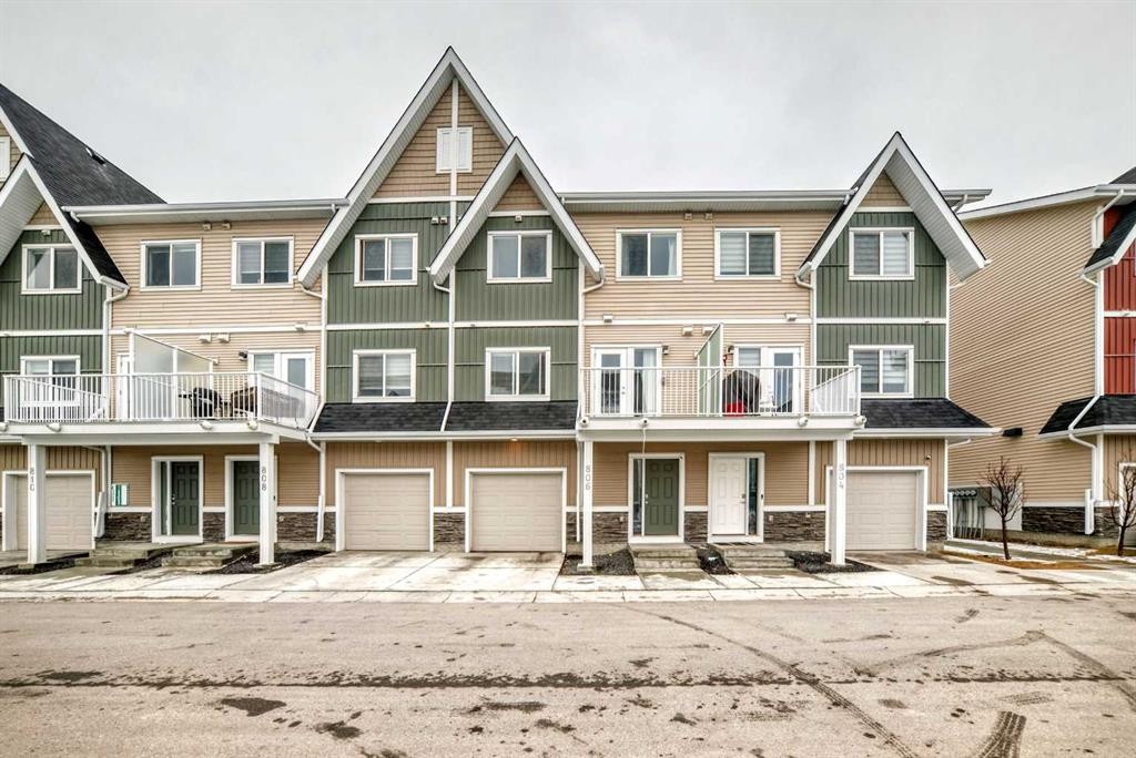 806-32 Red Embers Parade Ne, Calgary, AB - Outdoor With Balcony With Facade