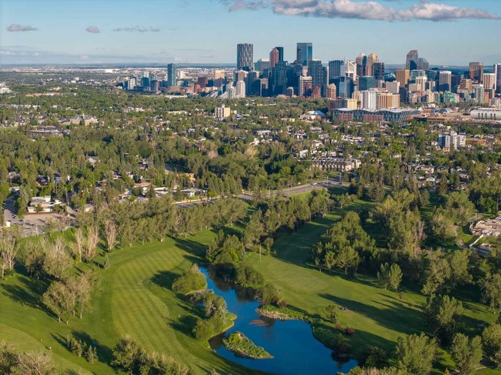 16 Calandar Road Nw, Calgary, AB - Outdoor With Body Of Water With View