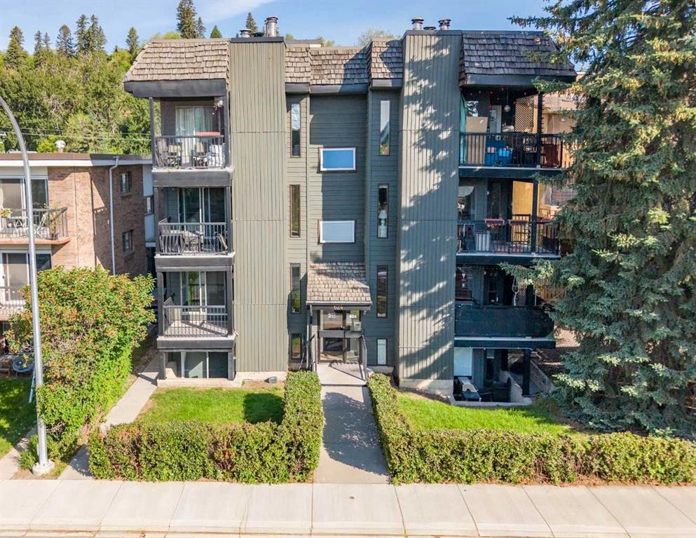 4-624 2 Avenue Nw, Calgary, AB - Outdoor With Balcony With Facade