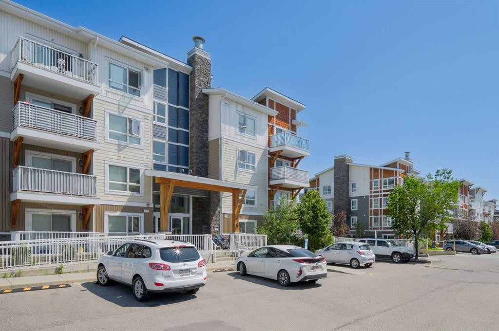 6305-302 Skyview Ranch Drive Ne, Calgary, AB - Outdoor With Balcony With Facade