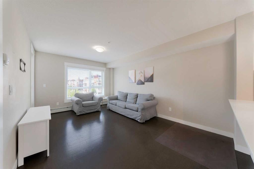 6305-302 Skyview Ranch Drive Ne, Calgary, AB - Indoor Photo Showing Living Room