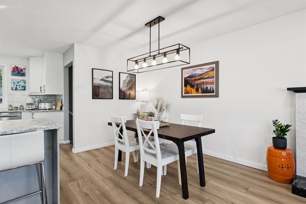 716 Cantree Road Sw, Calgary, AB - Indoor Photo Showing Dining Room