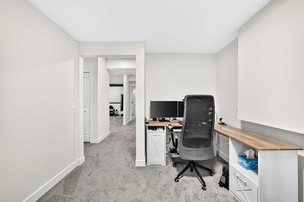 27 Belvedere Point Se, Calgary, AB - Indoor Photo Showing Office
