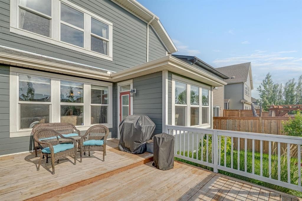 198 Mahogany Passage Se, Calgary, AB - Outdoor With Deck Patio Veranda With Exterior
