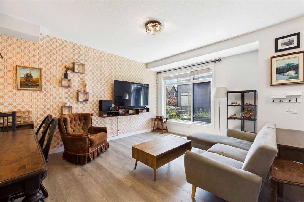 906 Sage Meadows Gardens Nw, Calgary, AB - Indoor Photo Showing Living Room