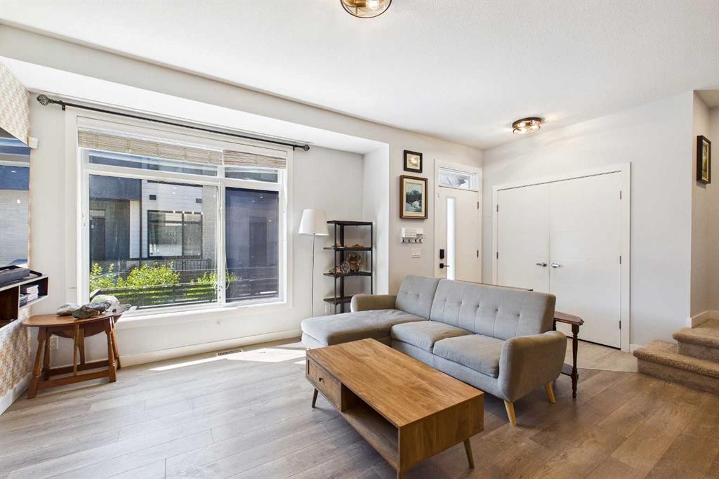 906 Sage Meadows Gardens Nw, Calgary, AB - Indoor Photo Showing Living Room