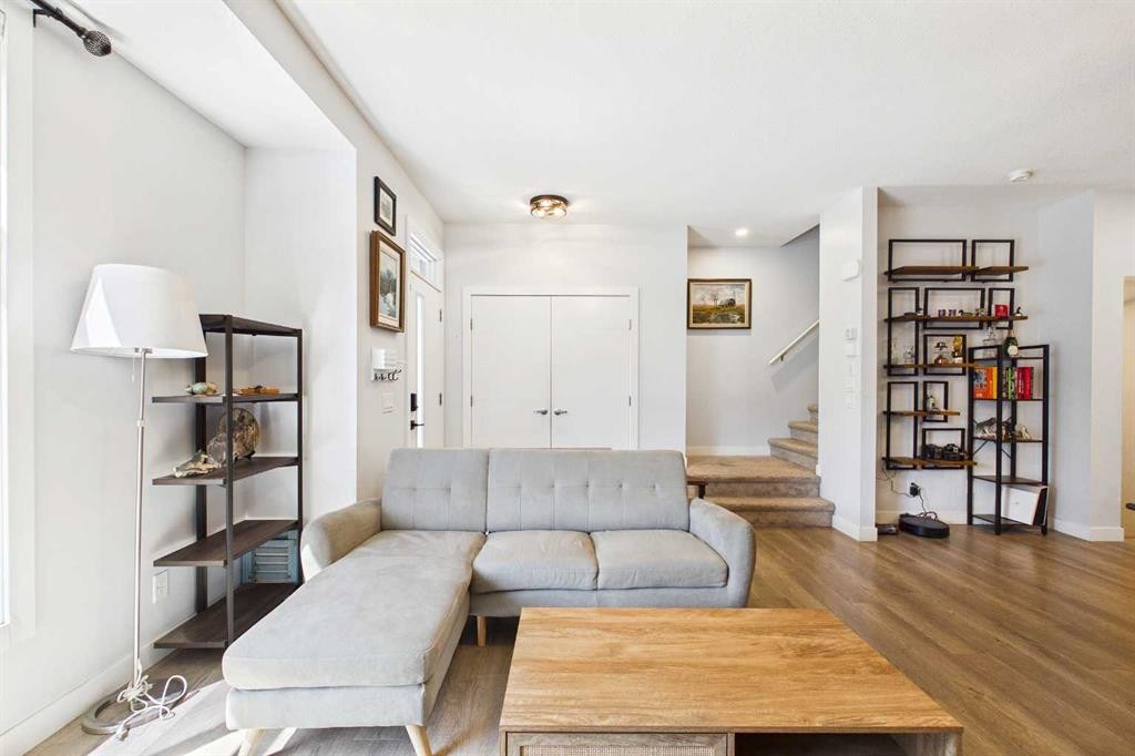 906 Sage Meadows Gardens Nw, Calgary, AB - Indoor Photo Showing Living Room
