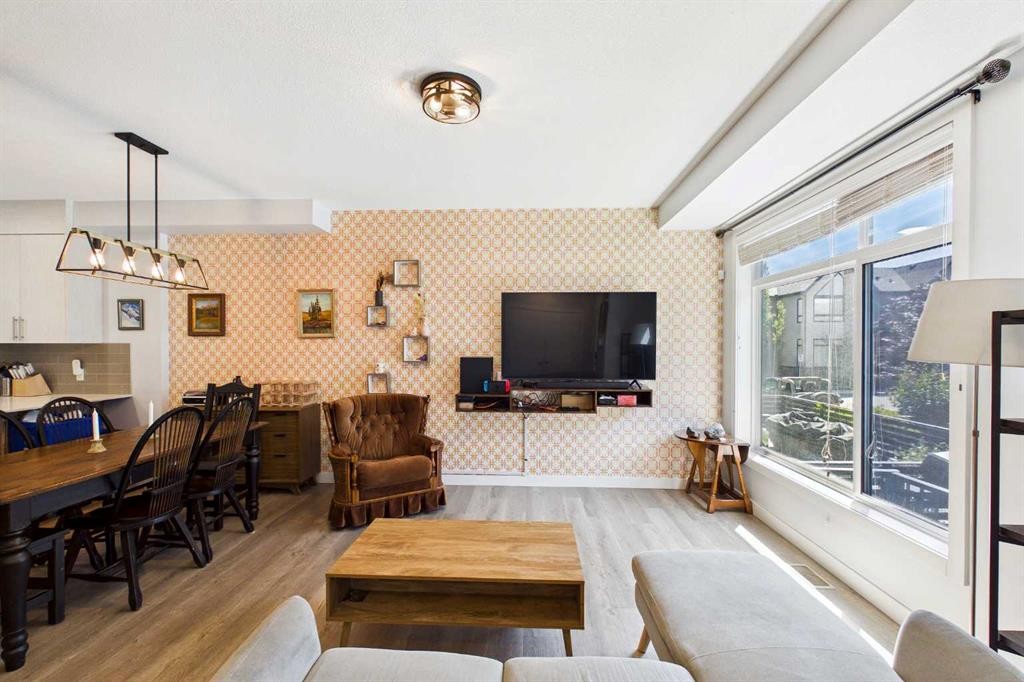 906 Sage Meadows Gardens Nw, Calgary, AB - Indoor Photo Showing Living Room