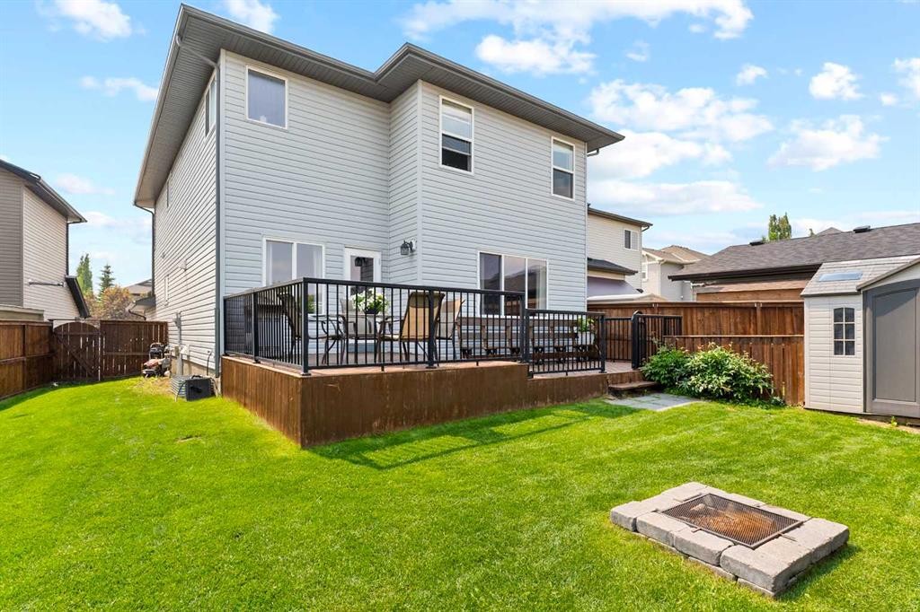 106 Morningside Circle Sw, Airdrie, AB - Outdoor With Deck Patio Veranda With Exterior