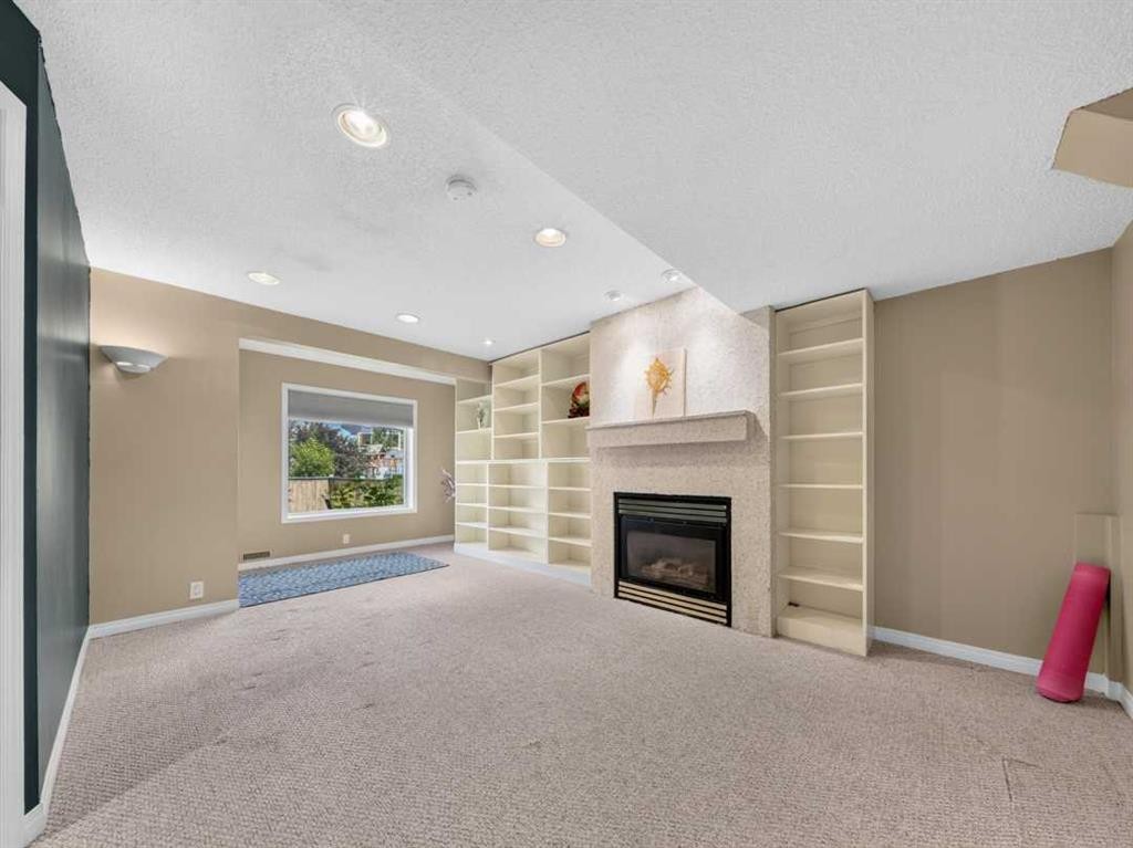 125 Coverton Circle Ne, Calgary, AB - Indoor With Fireplace