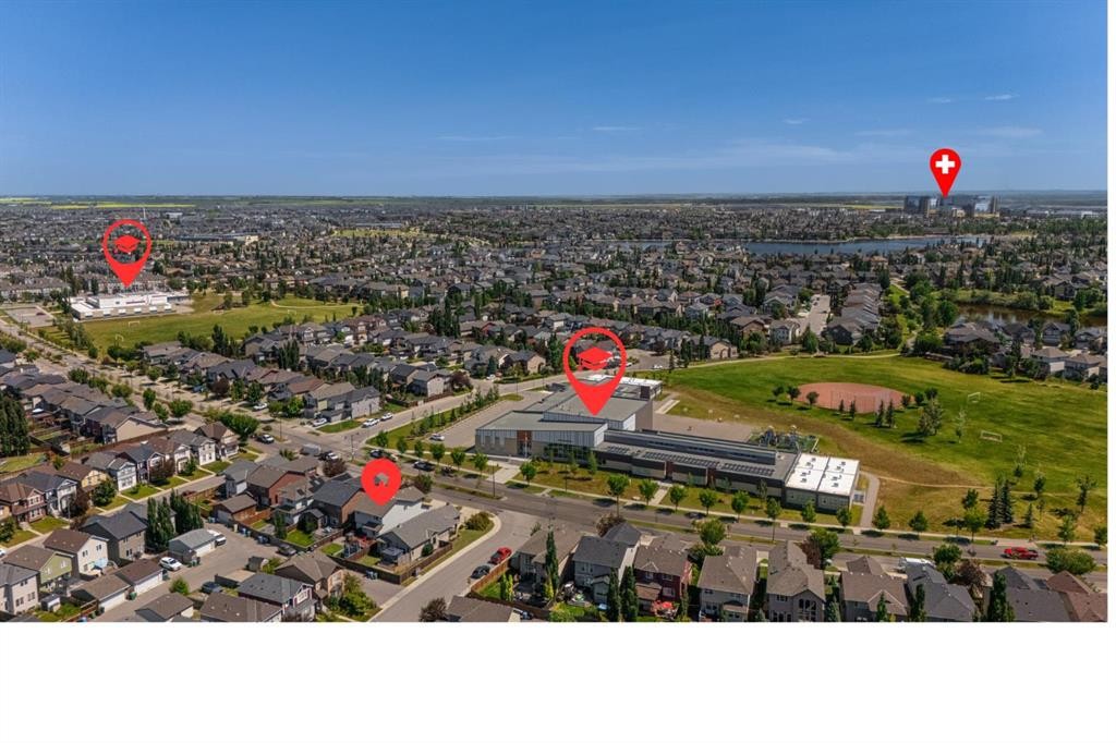 821 Auburn Bay Boulevard Se, Calgary, AB - Outdoor With View