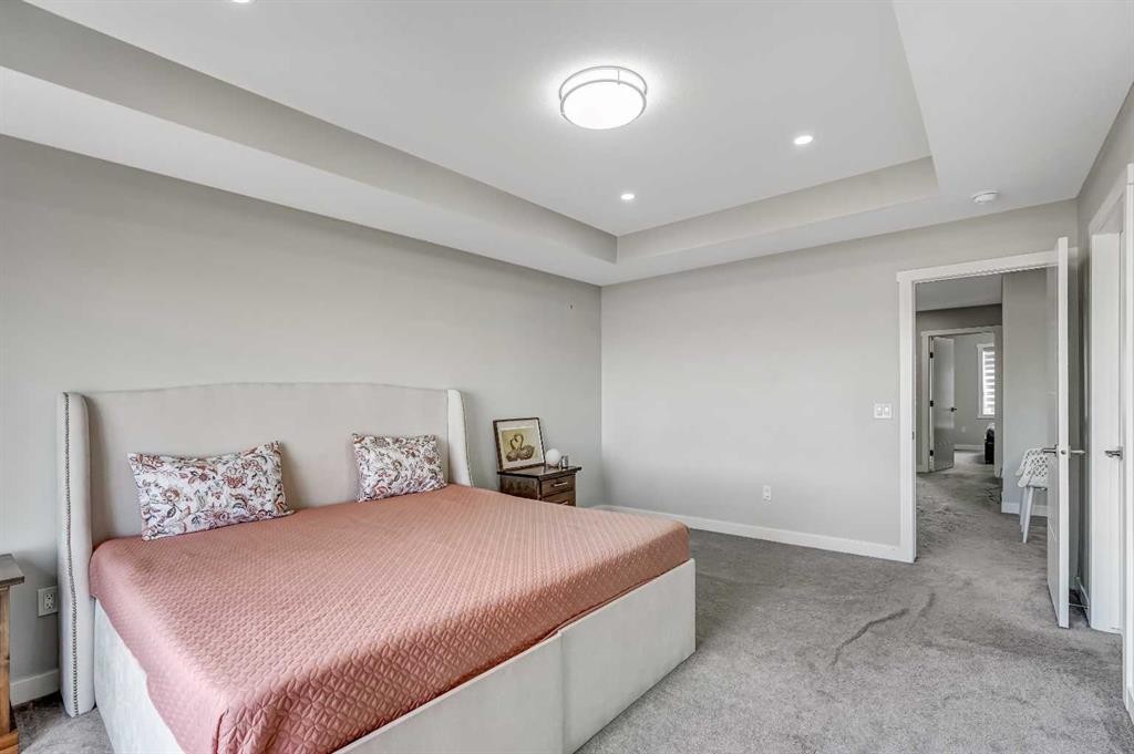 349 Corner Meadows Way Ne, Calgary, AB - Indoor Photo Showing Bedroom