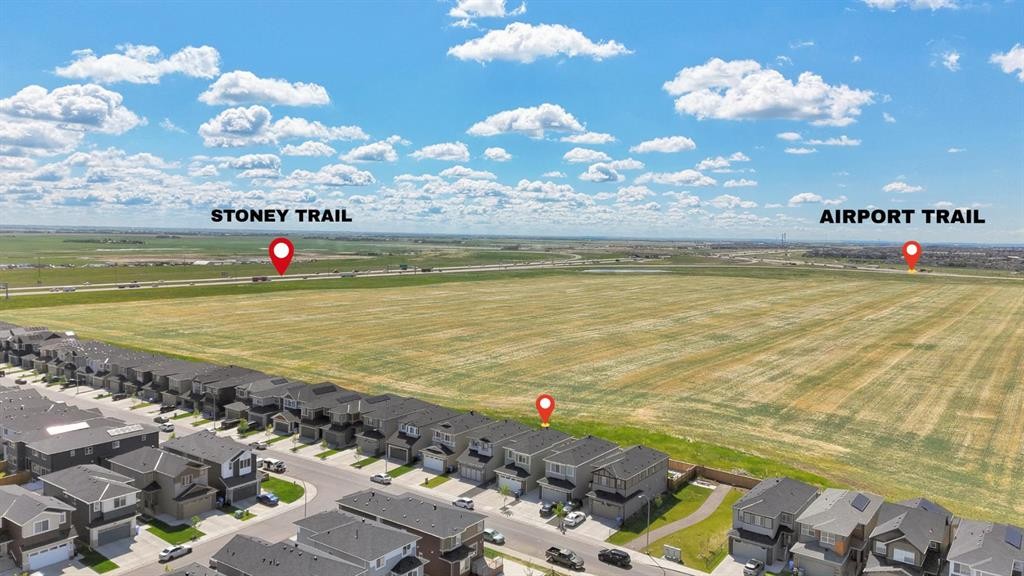 349 Corner Meadows Way Ne, Calgary, AB - Outdoor With View