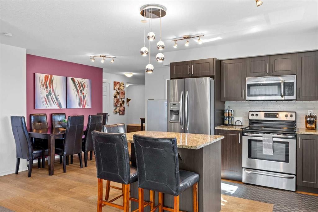 5309-755 Copperpond Boulevard Se, Calgary, AB - Indoor Photo Showing Kitchen With Stainless Steel Kitchen With Upgraded Kitchen