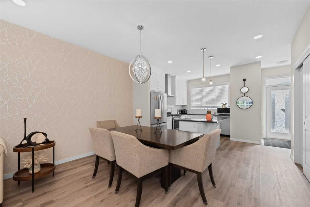 59 Cornerbrook Avenue Ne, Calgary, AB - Indoor Photo Showing Dining Room