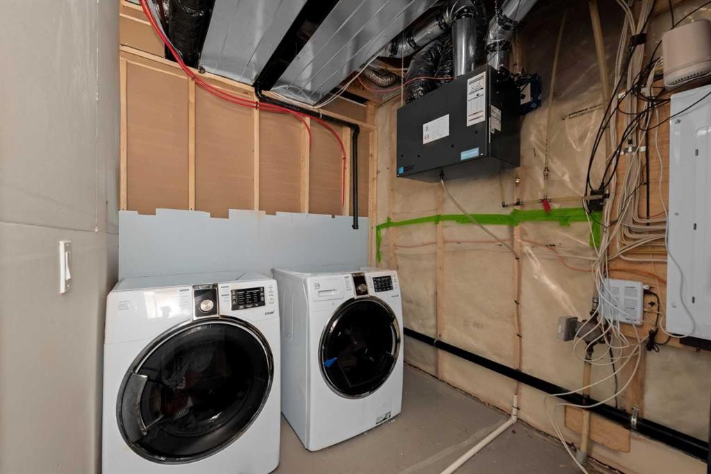 59 Cornerbrook Avenue Ne, Calgary, AB - Indoor Photo Showing Laundry Room