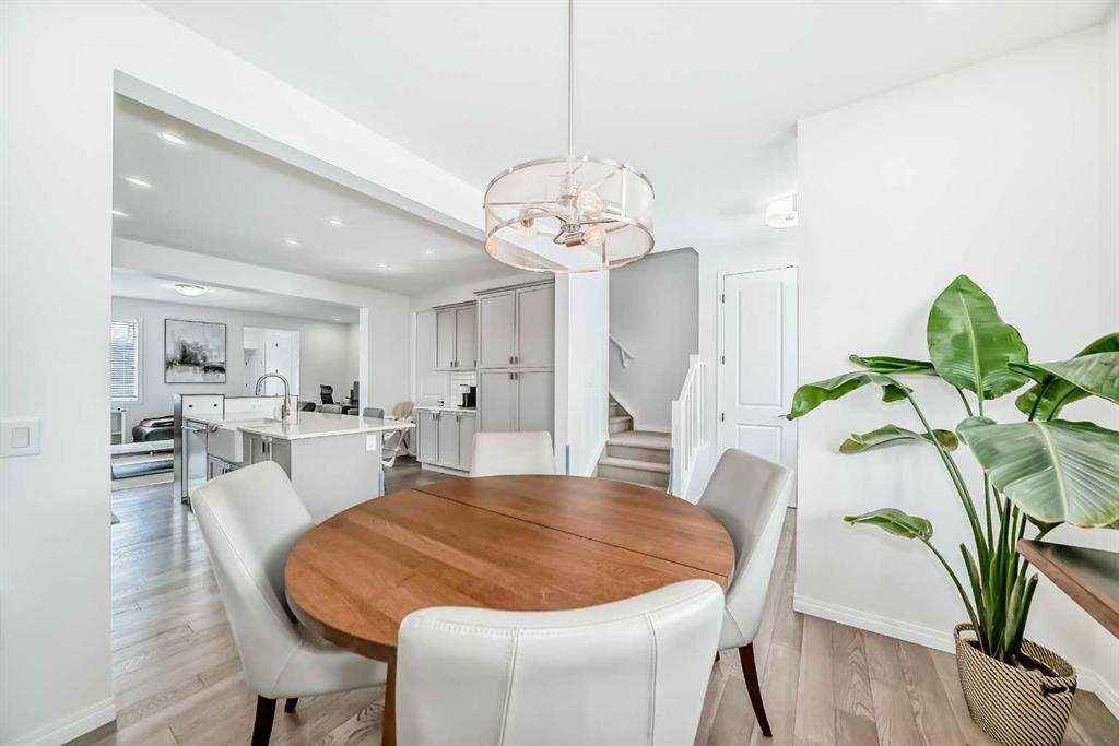 372 Carrington Way Nw, Calgary, AB - Indoor Photo Showing Dining Room