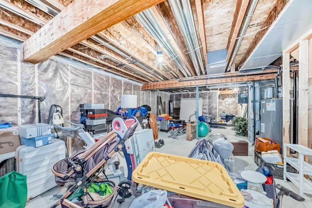372 Carrington Way Nw, Calgary, AB - Indoor Photo Showing Basement