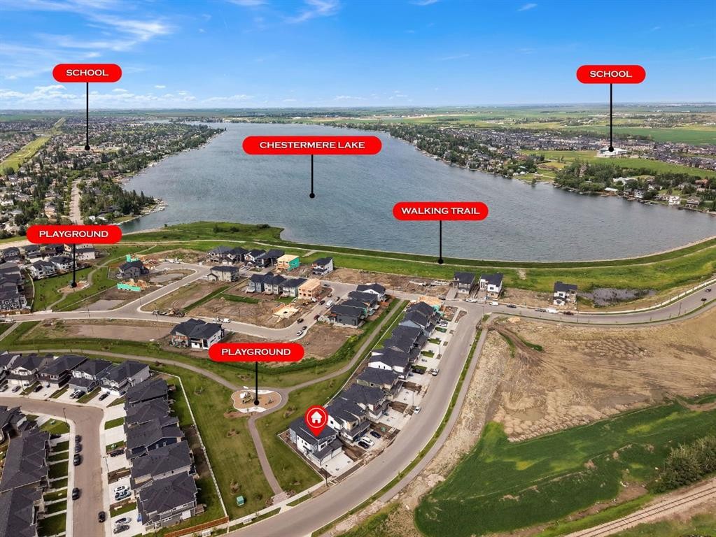390 South Shore Drive, Chestermere, AB - Outdoor With View