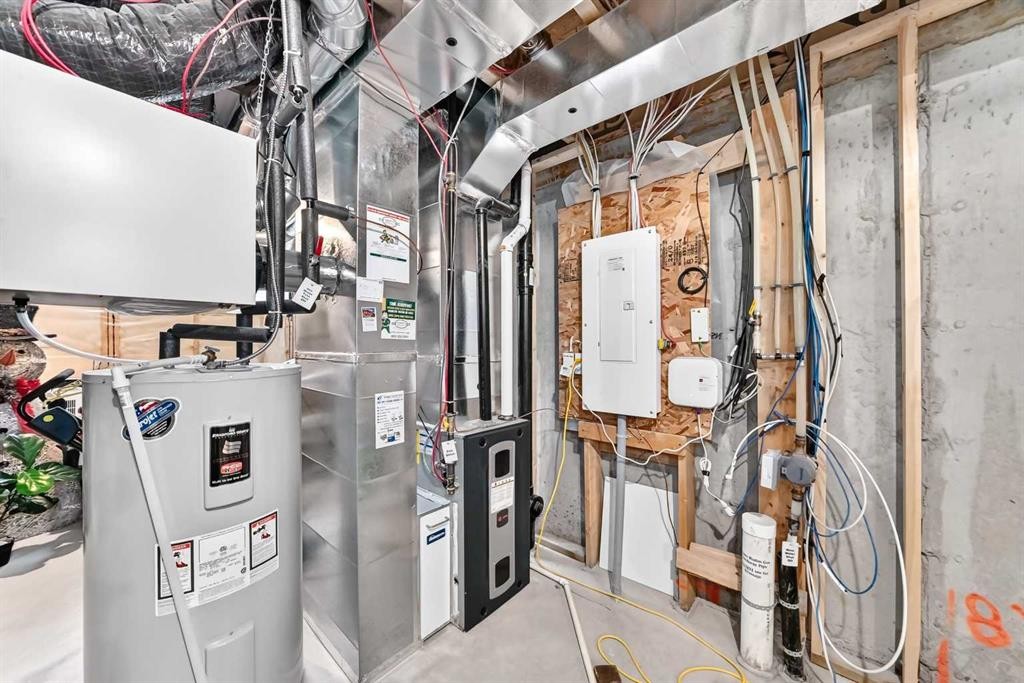 112 Carrington Boulevard Nw, Calgary, AB - Indoor Photo Showing Basement