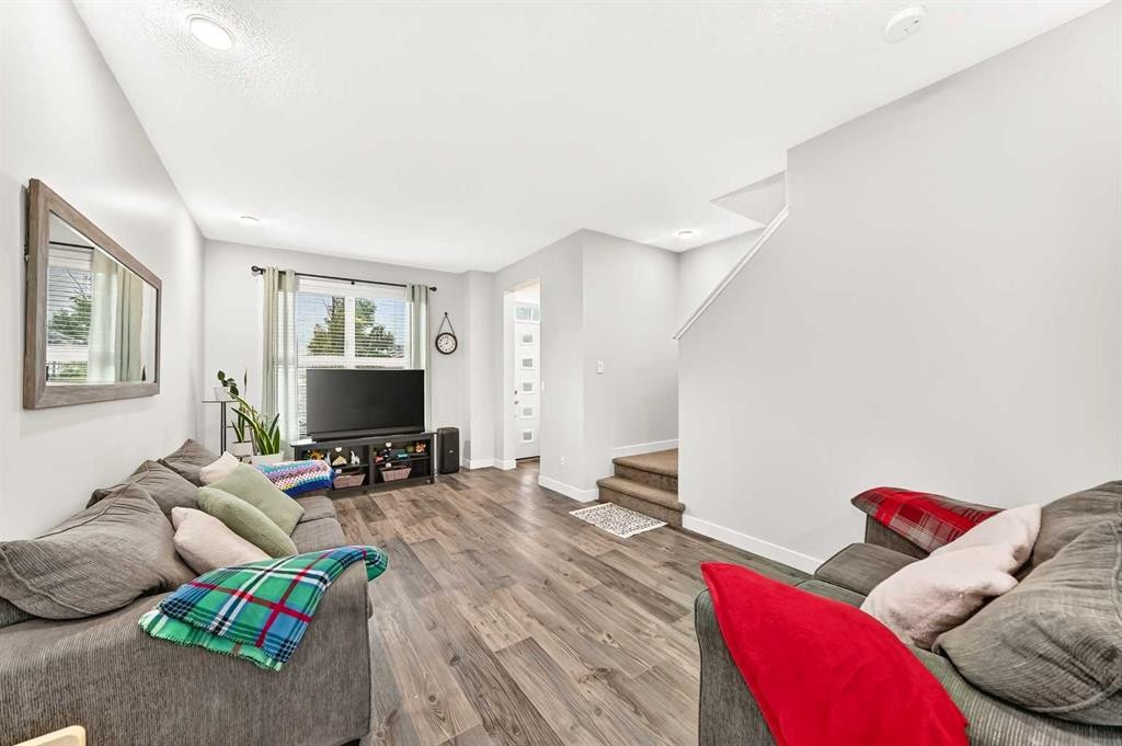 112 Carrington Boulevard Nw, Calgary, AB - Indoor Photo Showing Living Room