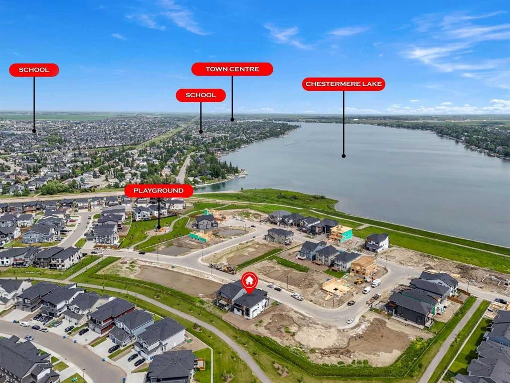 99 South Shore Road, Chestermere, AB - With View