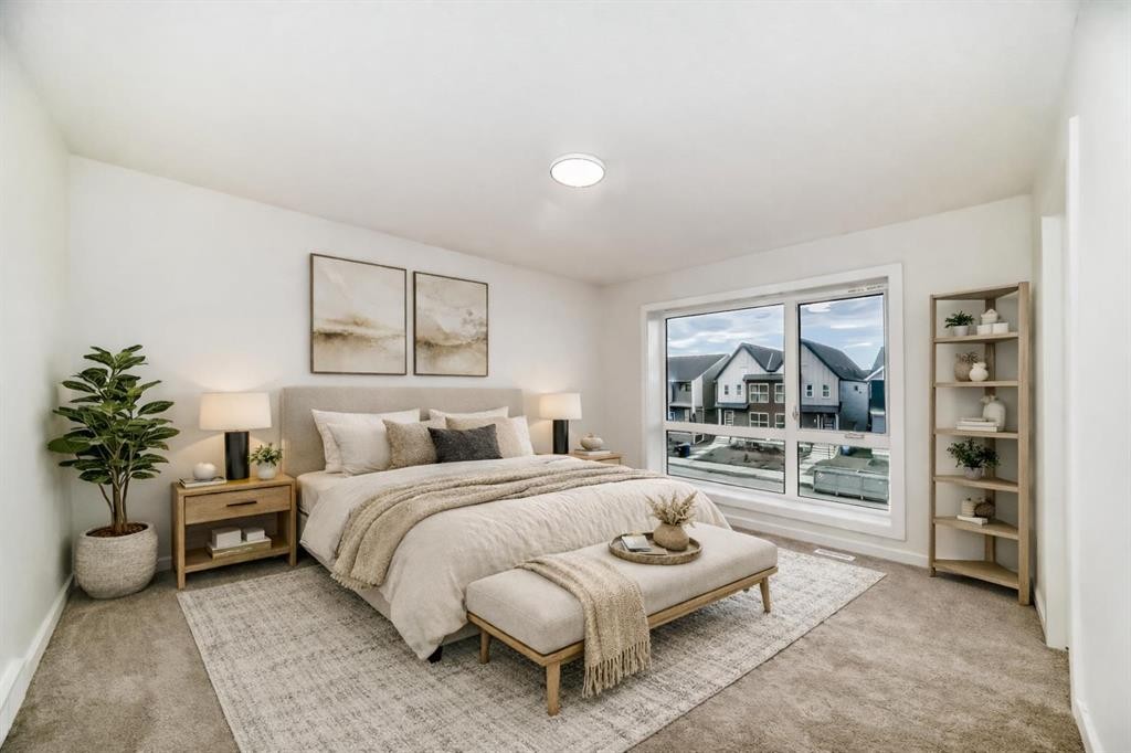 12 Savanna Place Ne, Calgary, AB - Indoor Photo Showing Bedroom