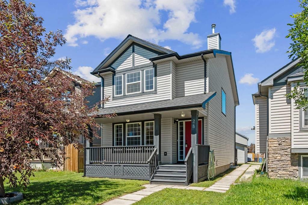 28 Saddlebrook Gardens Ne, Calgary, AB - Outdoor With Deck Patio Veranda