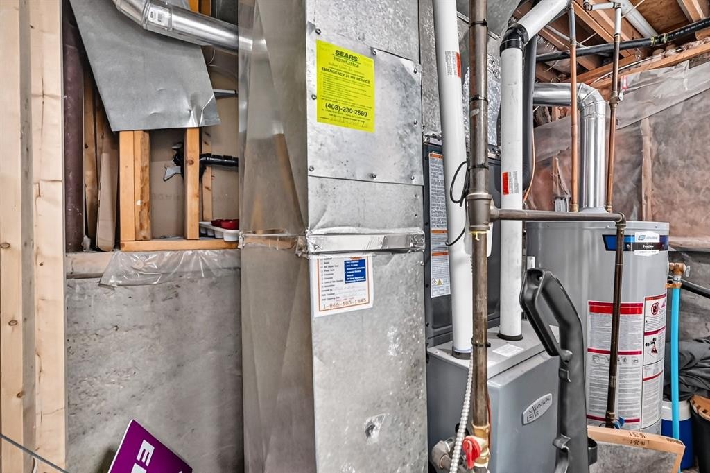 46 Dovercliffe Way Se, Calgary, AB - Indoor Photo Showing Basement