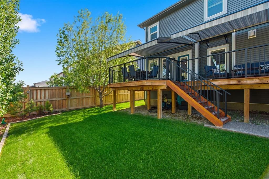 300 Aspenmere Way, Chestermere, AB - Outdoor With Deck Patio Veranda