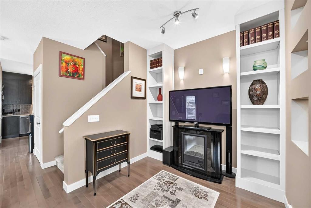 41 Skyview Ranch Manor Ne, Calgary, AB - Indoor With Fireplace