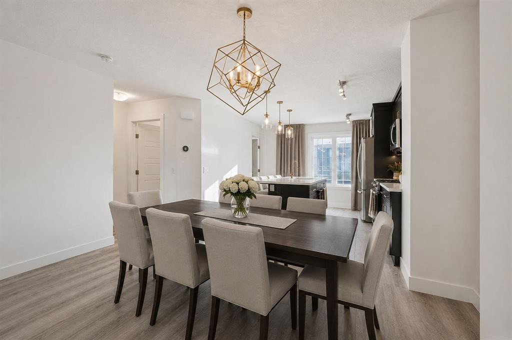 277 Auburn Meadows Drive Se, Calgary, AB - Indoor Photo Showing Dining Room