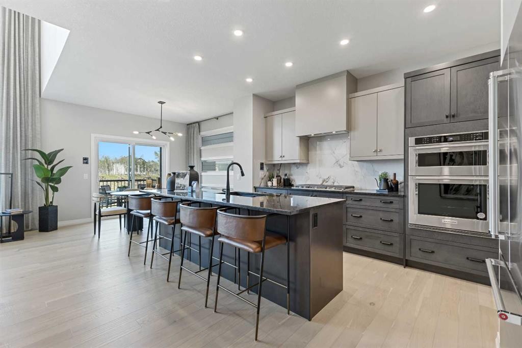412 Legacy Circle Se, Calgary, AB - Indoor Photo Showing Kitchen With Upgraded Kitchen