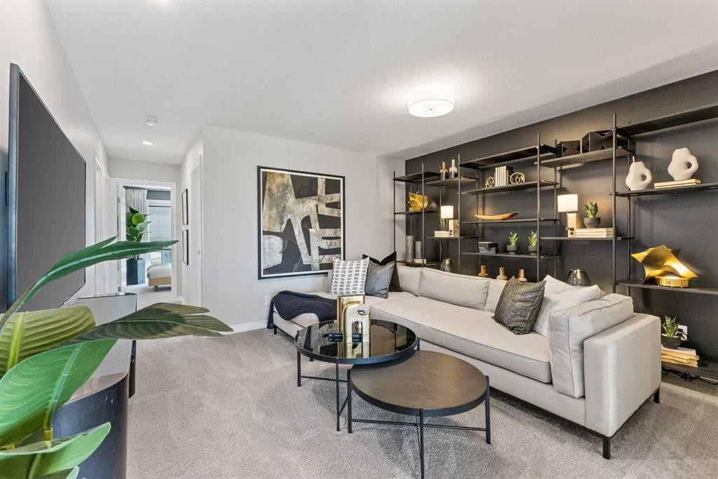 412 Legacy Circle Se, Calgary, AB - Indoor Photo Showing Living Room