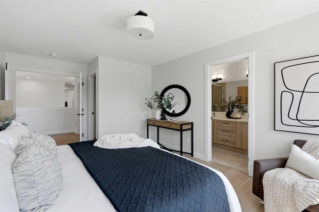 695 Buffaloberry Manor Se, Calgary, AB - Indoor Photo Showing Bedroom