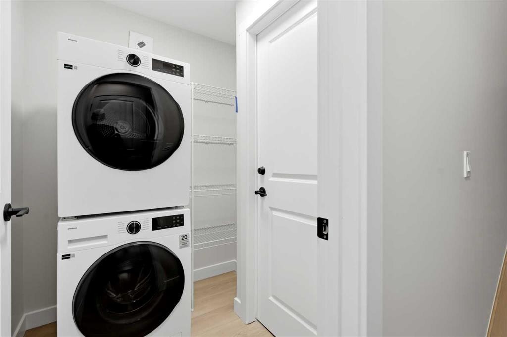 695 Buffaloberry Manor Se, Calgary, AB - Indoor Photo Showing Laundry Room