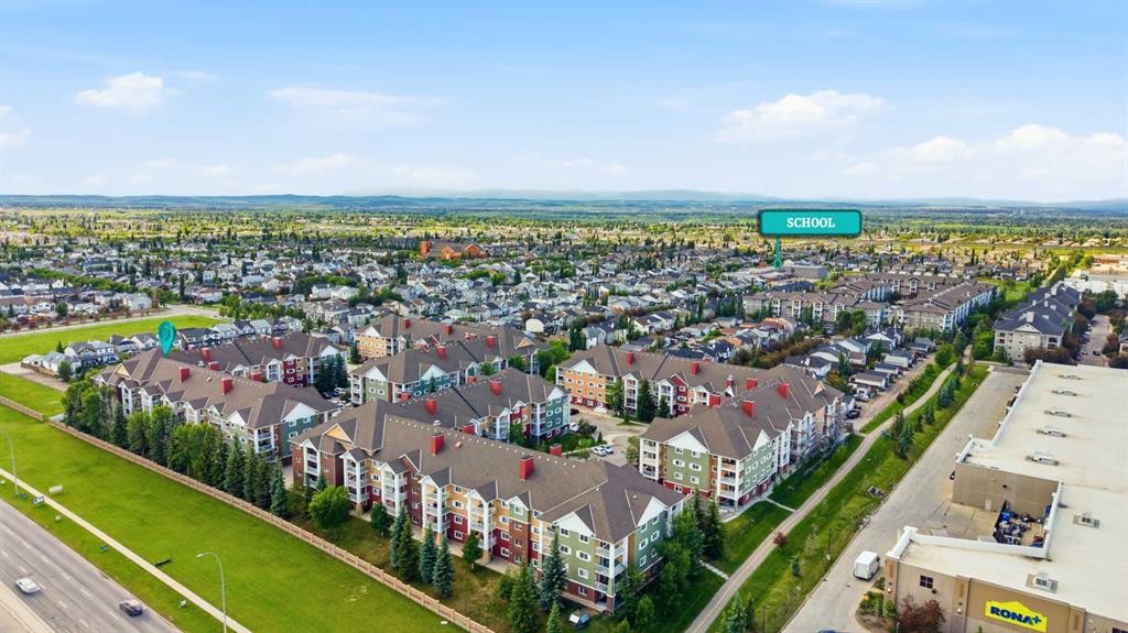 3408-10 Prestwick Bay Se, Calgary, AB - Outdoor With View