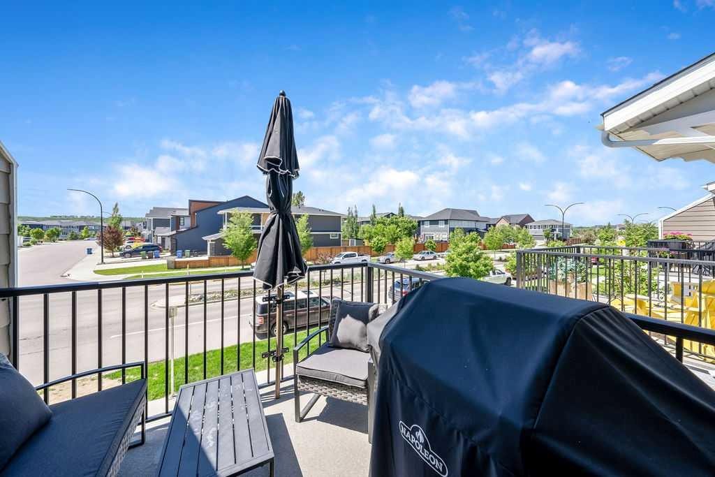 869 Cranston Avenue Se, Calgary, AB - Outdoor With Balcony With Exterior