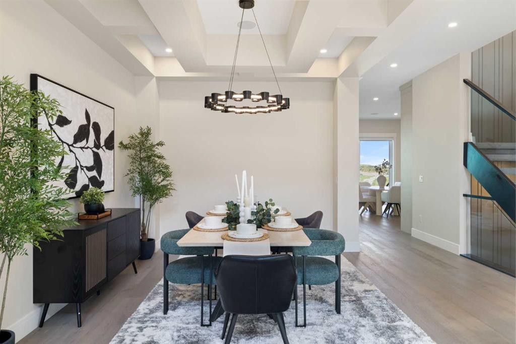 14 Opal Place, Balzac, AB - Indoor Photo Showing Dining Room